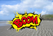 2 detonations on a Gwynedd beach