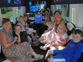 Walking bus pupils enjoy taste of luxury for end of term