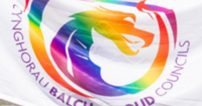 Councils unite to show support at Pride Cymru 2022