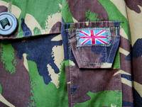 Image of British military camouflage uniform