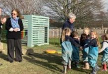 Children at village playgroup meet Welsh Government minister Children at village playgroup meet Welsh Government minister